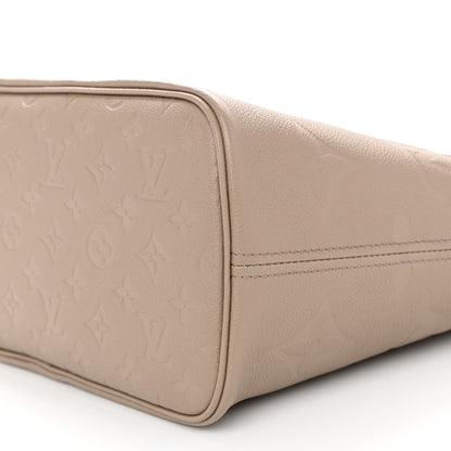 Louis Vuitton Empreinte Monogram Giant Neverfull MM Tourterelle 10 of 10