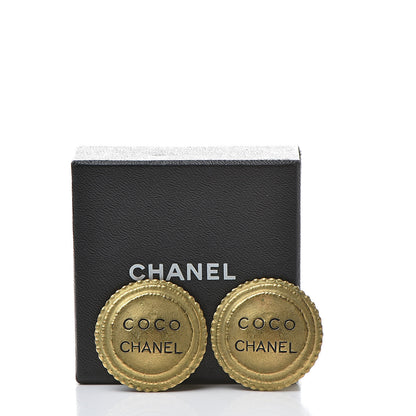 Chanel Coco Clip On Earrings Gold 5 of 5