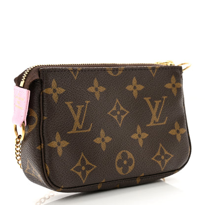 Louis Vuitton Monogram 2016 Christmas Animation Mini Pochette Accessories Rose Ballerine 3 of 7