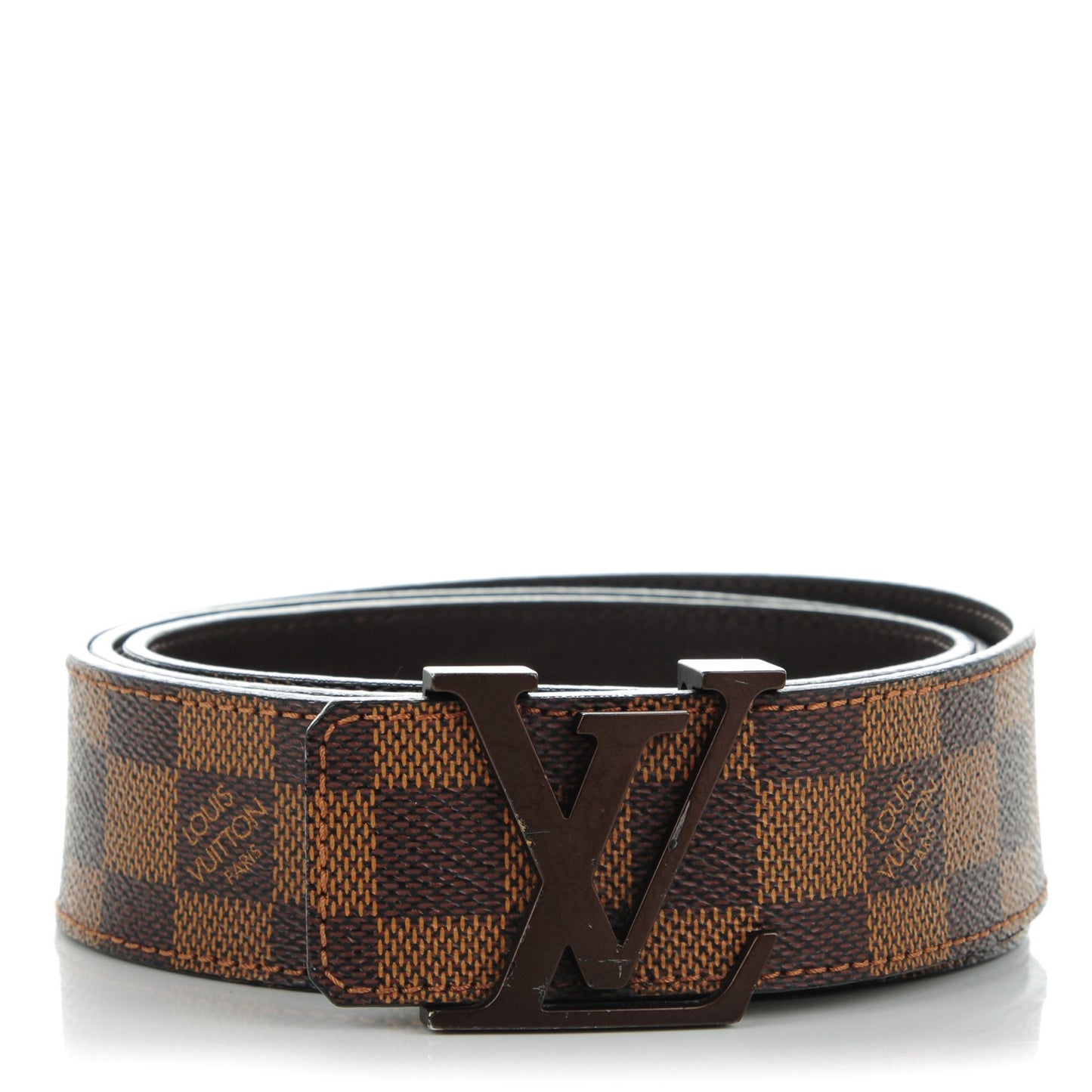 Damier Ebene 40mm LV Initiales Belt 110 44