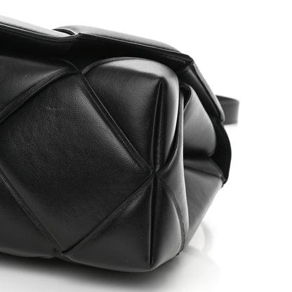 Bottega Veneta Nappa Intreccio Padded Top Handle Shoulder Bag Black 8 of 8