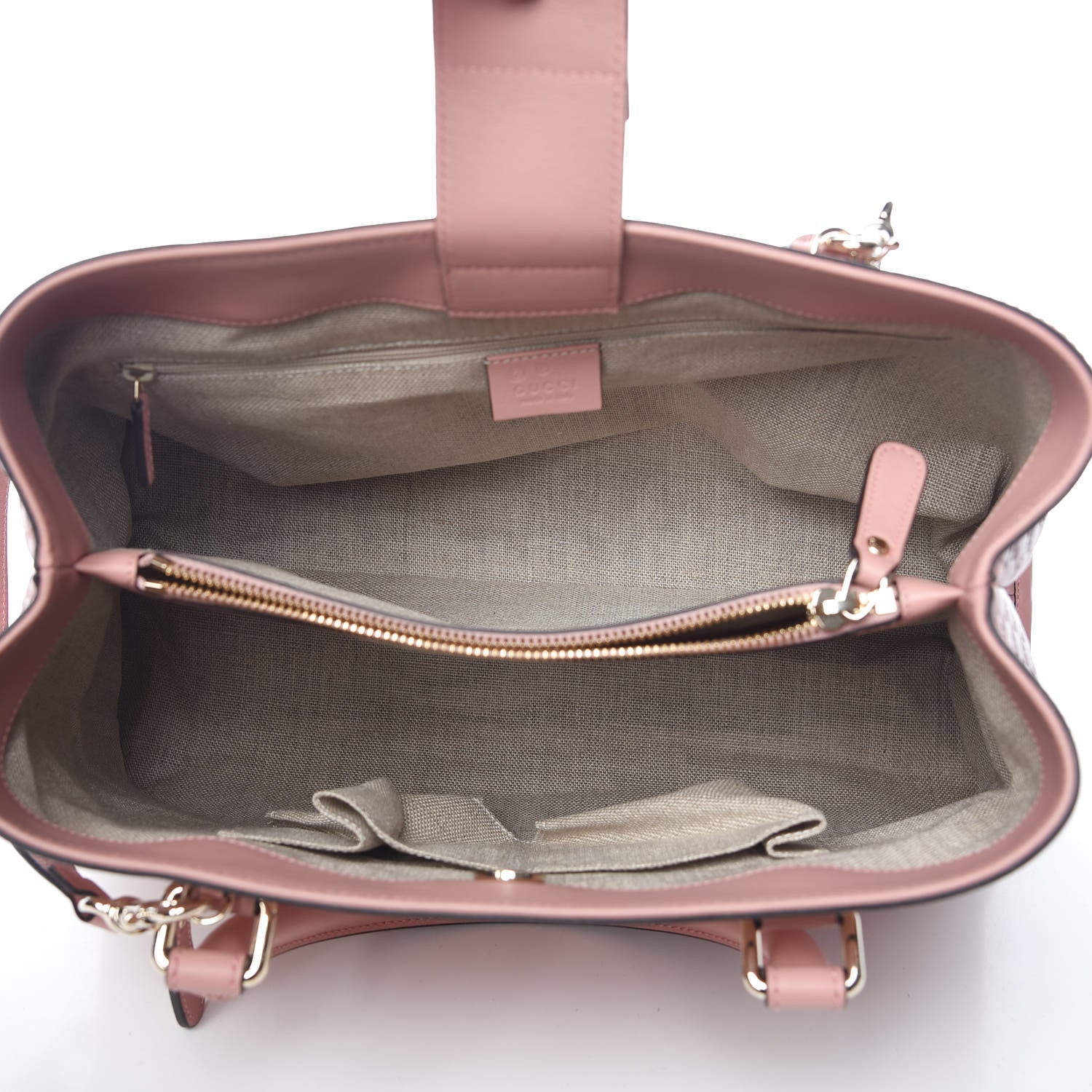 Gucci Soft Microguccissima Medium Tote Soft Pink 6 of 10