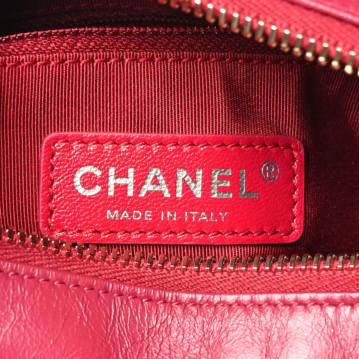 Chanel Aged Calfskin Quilted Small Gabrielle Hobo Dark Fuchsia 6 of 10