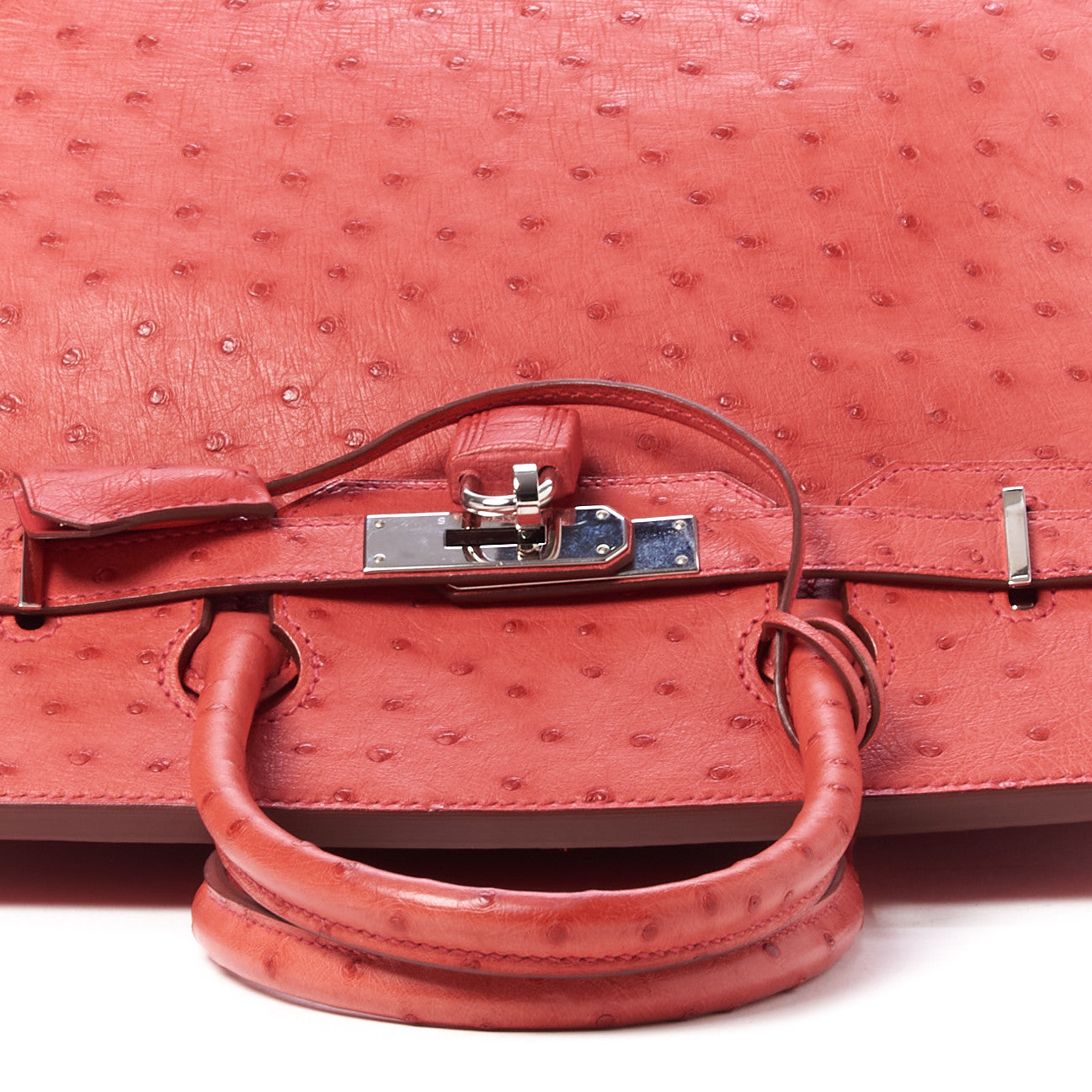Hermes Ostrich Birkin 30 Bougainvillea 6 of 30