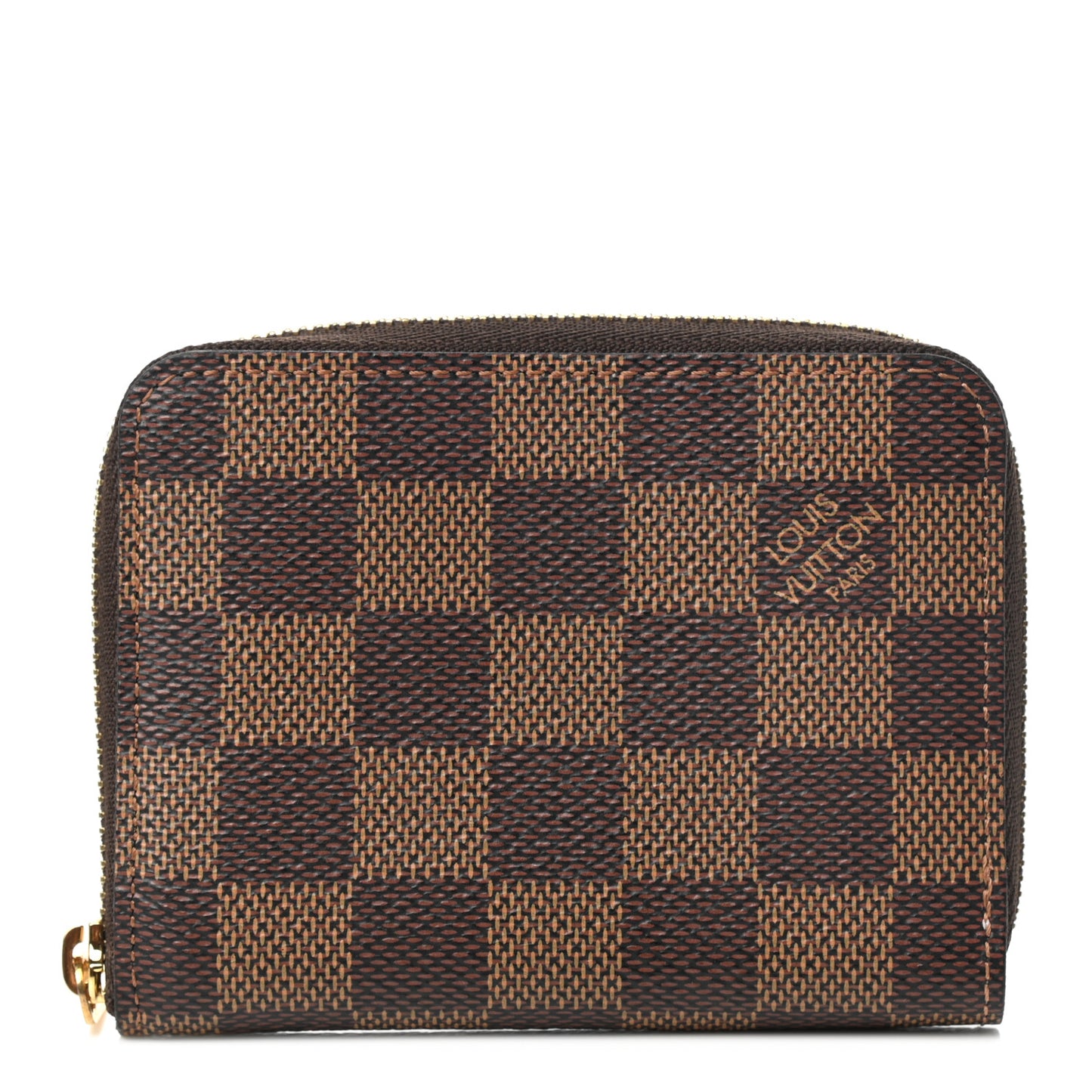 Damier Ebene Zippy Coin Purse Rose Ballerine