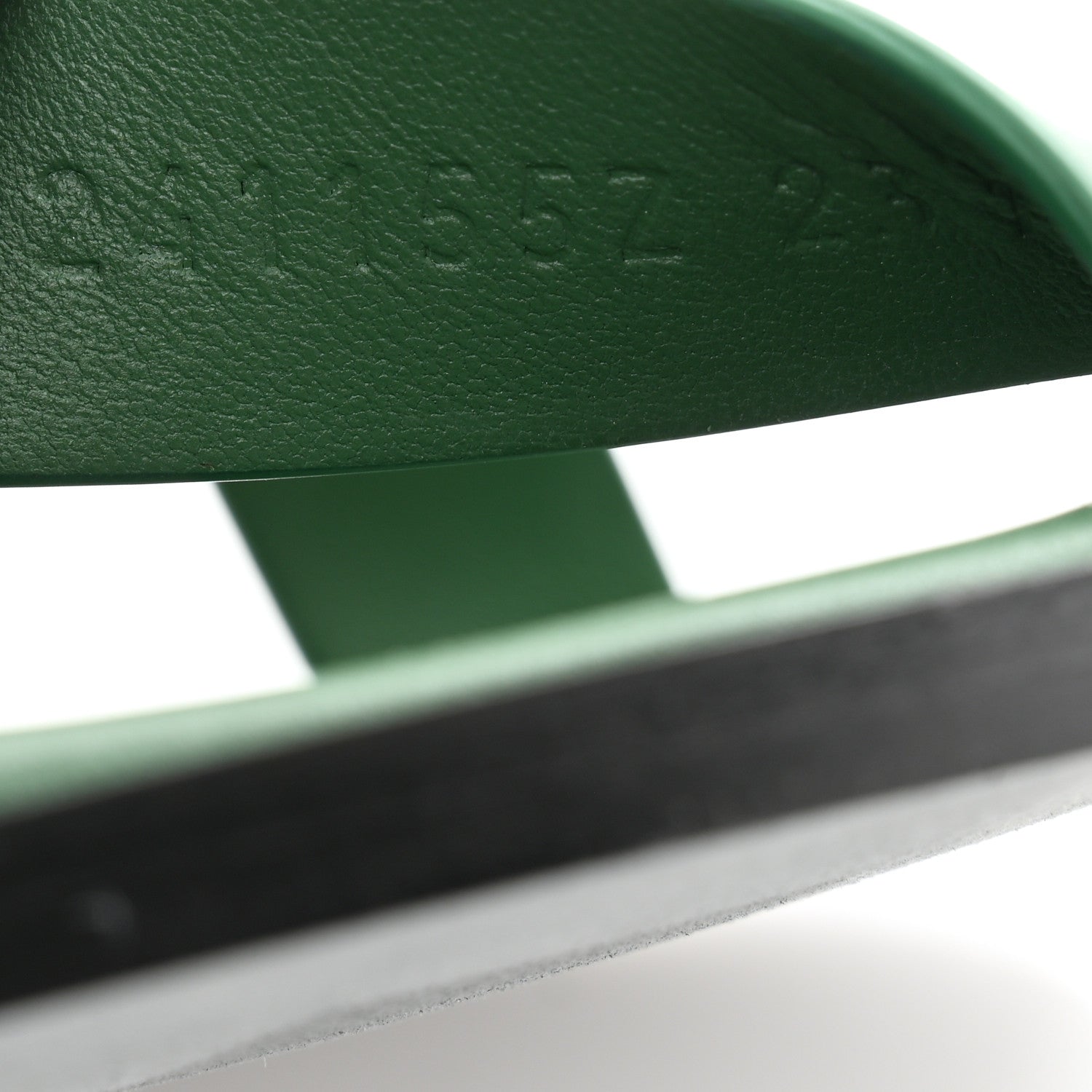Hermes Calfskin Womens Ines Sandals 36 Vert Lierre 8 of 10