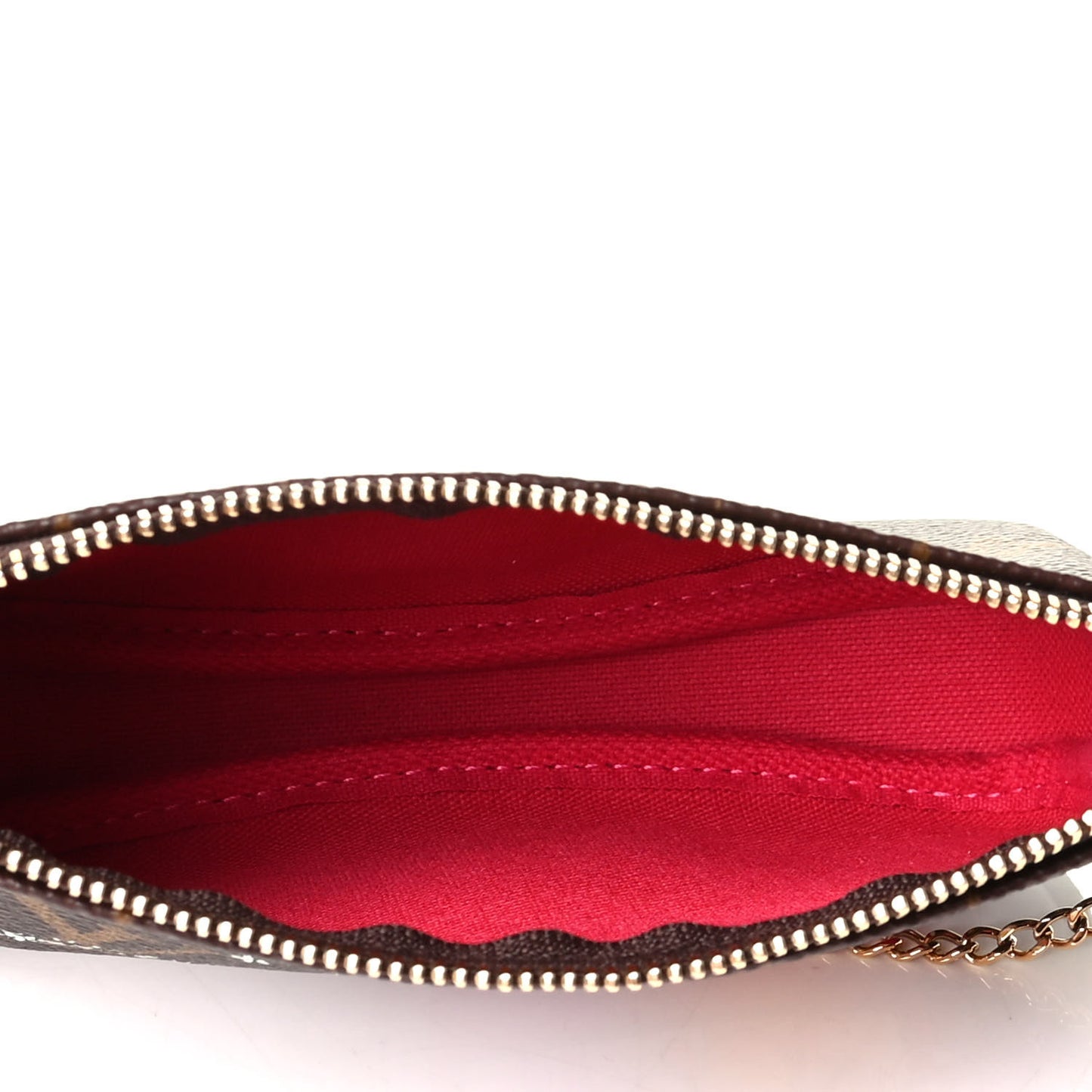 Monogram 2019 Christmas Animation Mini Courchevel Pochette Accessories Fuchsia