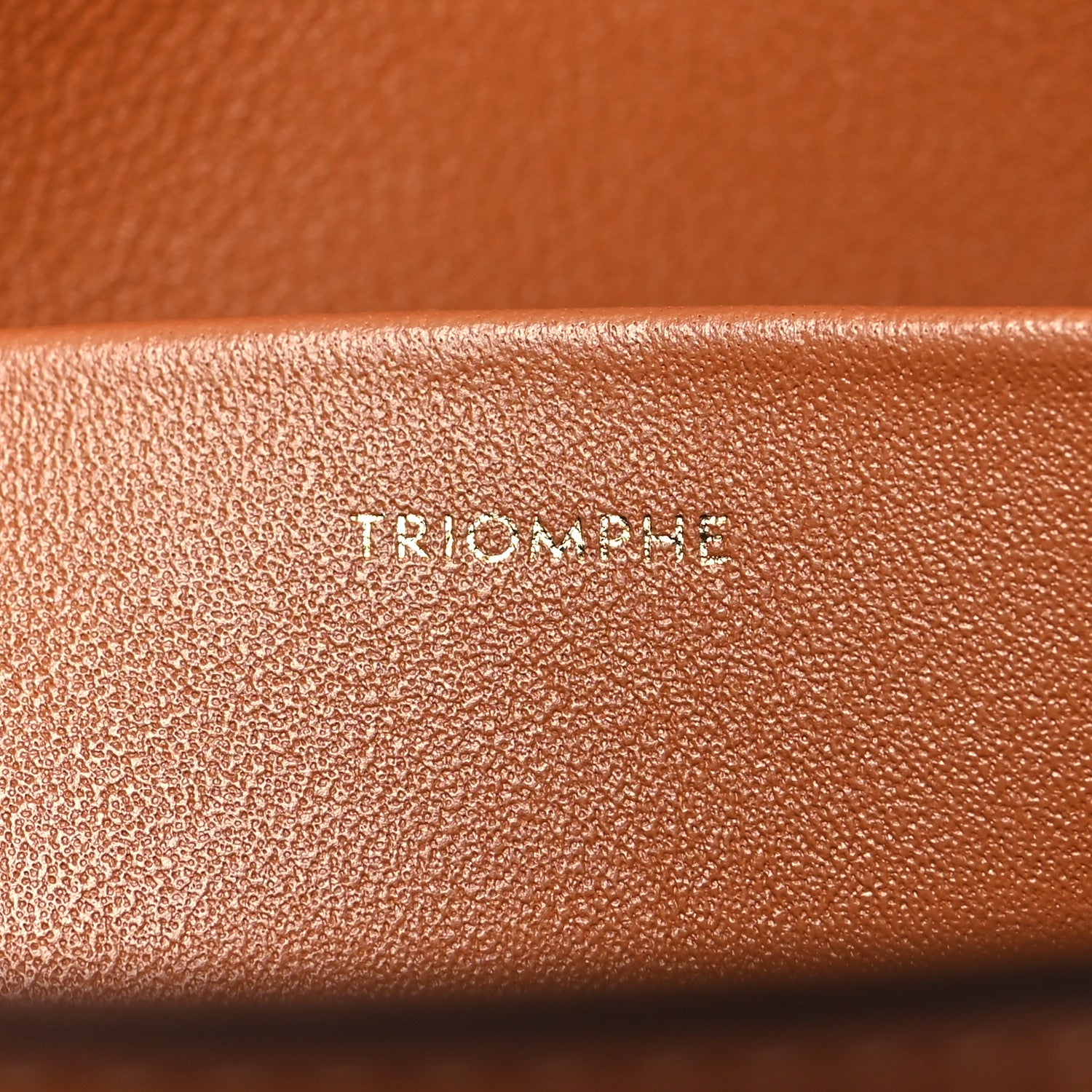 Celine Natural Calfskin Triomphe Shoulder Bag Tan 7 of 11