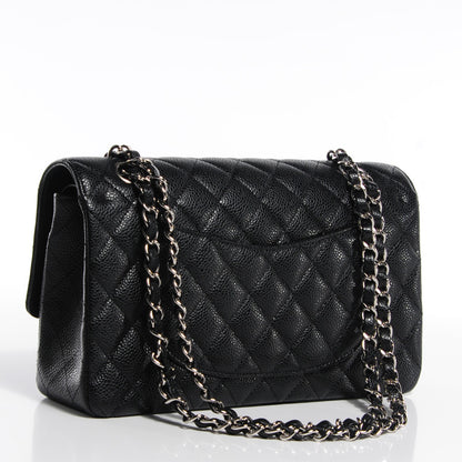 Chanel Caviar Quilted Medium Double Flap Black 3 of 8