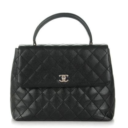 Chanel Caviar Quilted Jumbo Kelly Flap Black 1 of 11
