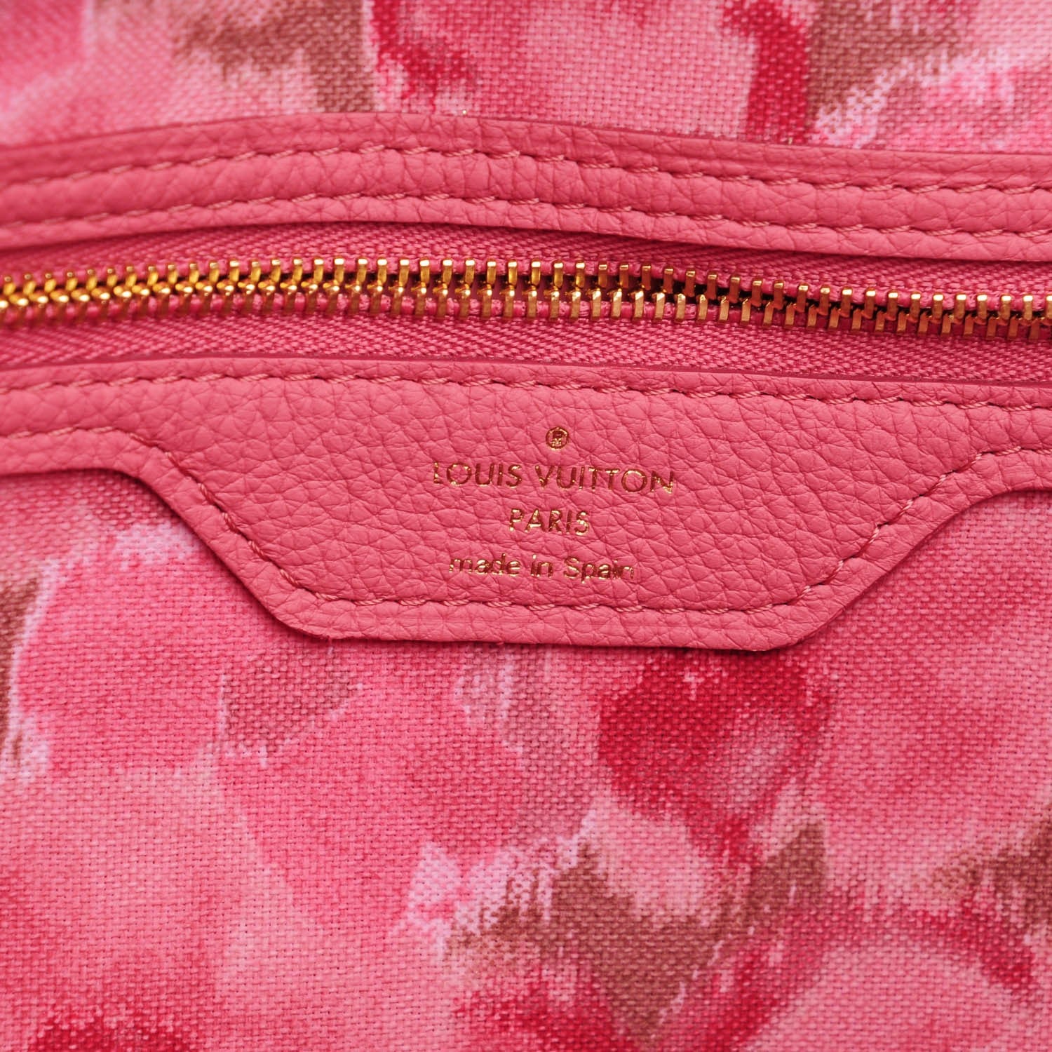 Louis Vuitton Monogram Articles de Voyage Ikat Neverfull MM Rose Velours 6 of 11