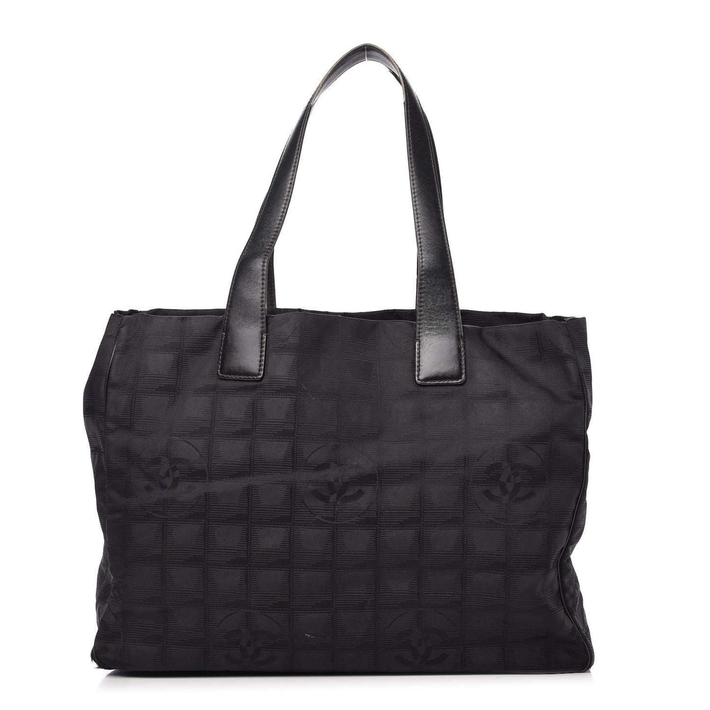 Nylon Medium Travel Tote Black