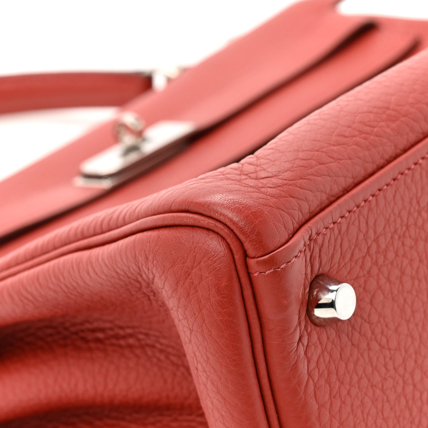 Hermes Togo Kelly Retourne 35 Rouge Venetian 11 of 12