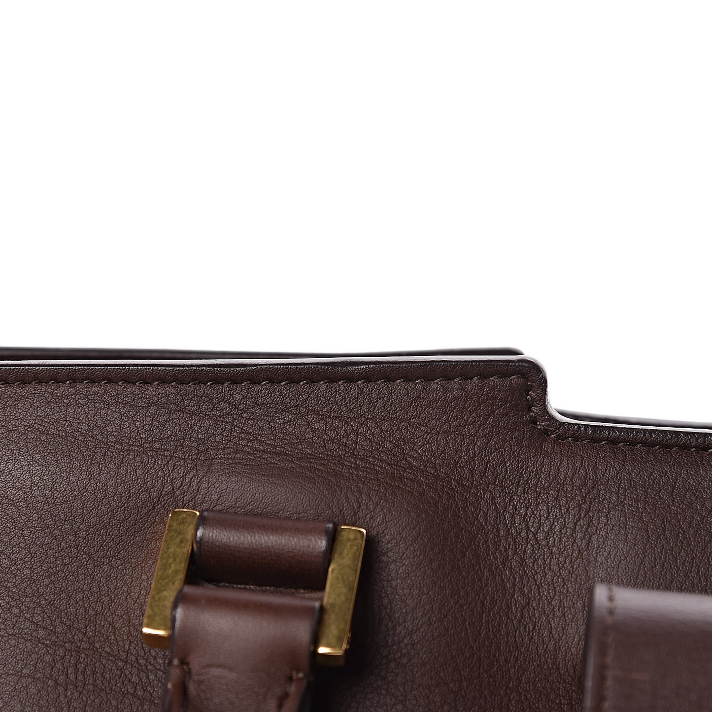 Calfskin Medium Classic Y Cabas Brown