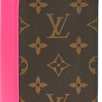 Louis Vuitton Monogram Macassar Passport Cover Fuchsia 7 of 8