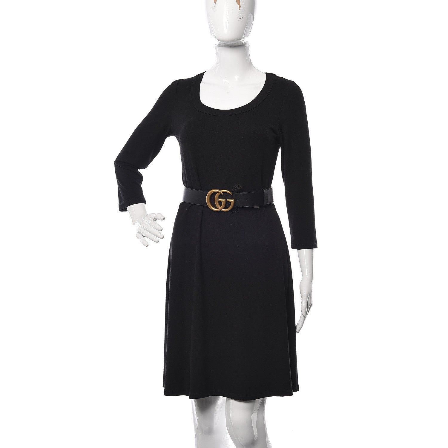 Gucci Calfskin Double G 40mm Belt 70 28 Black 2 of 7