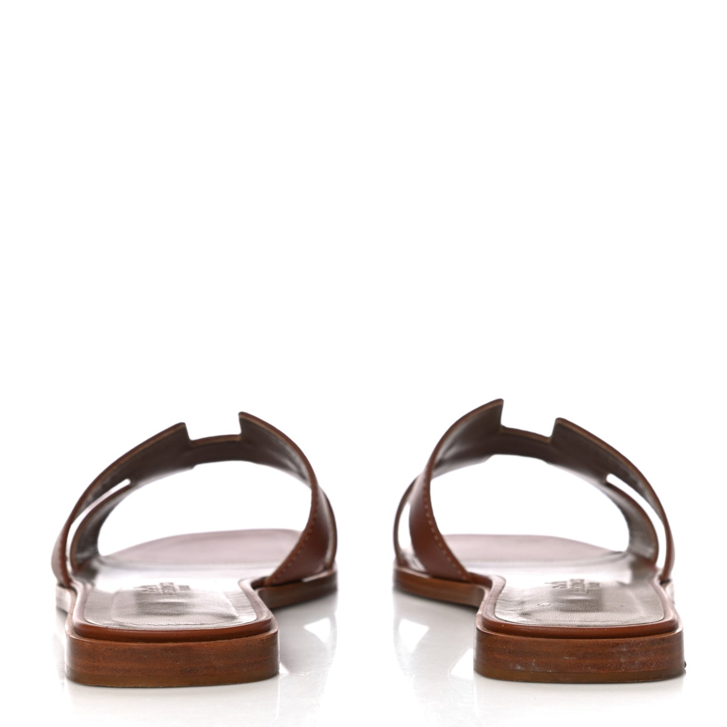 Box Calfskin Oran Sandals 38 Gold