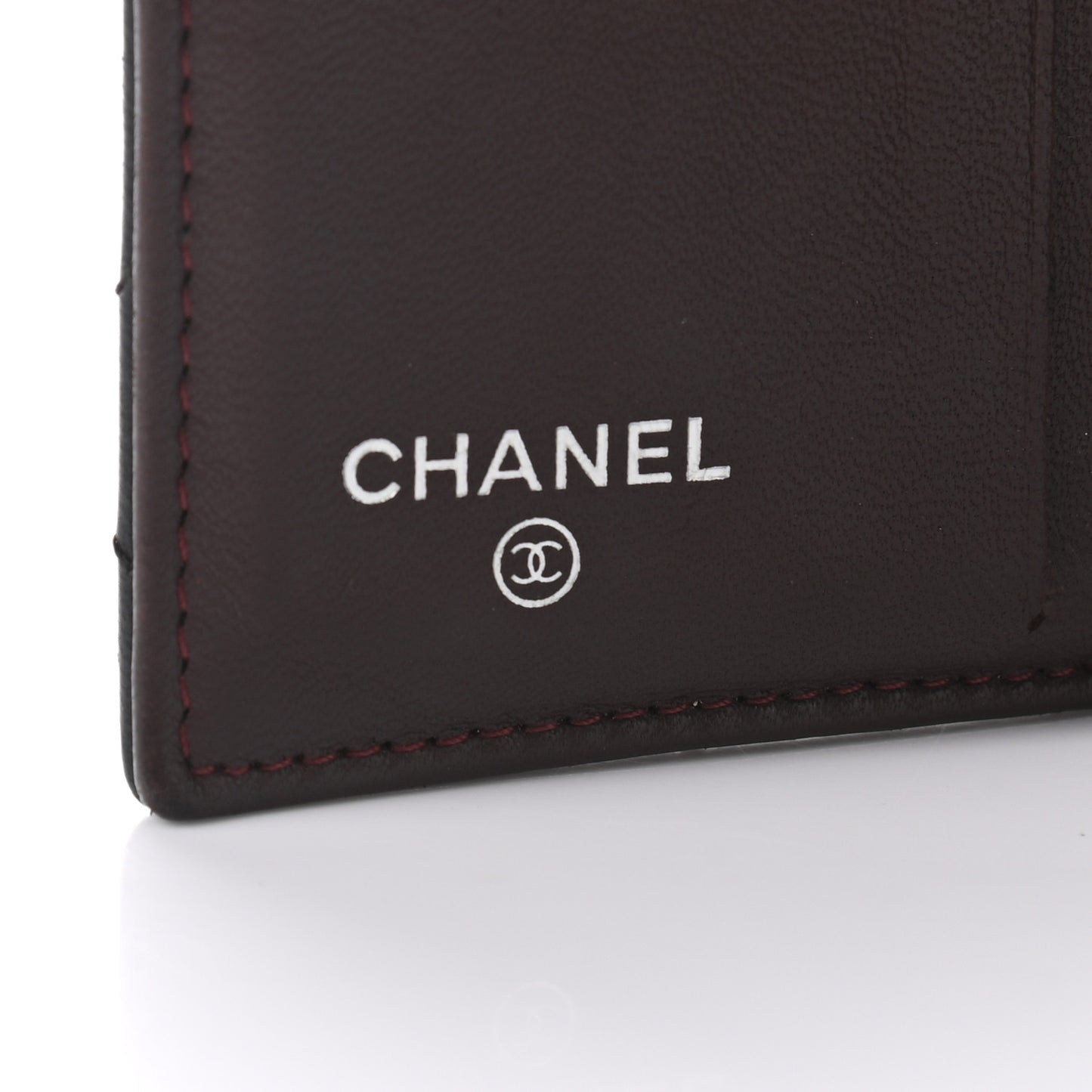 Lambskin Quilted Compact French Flap Wallet Black