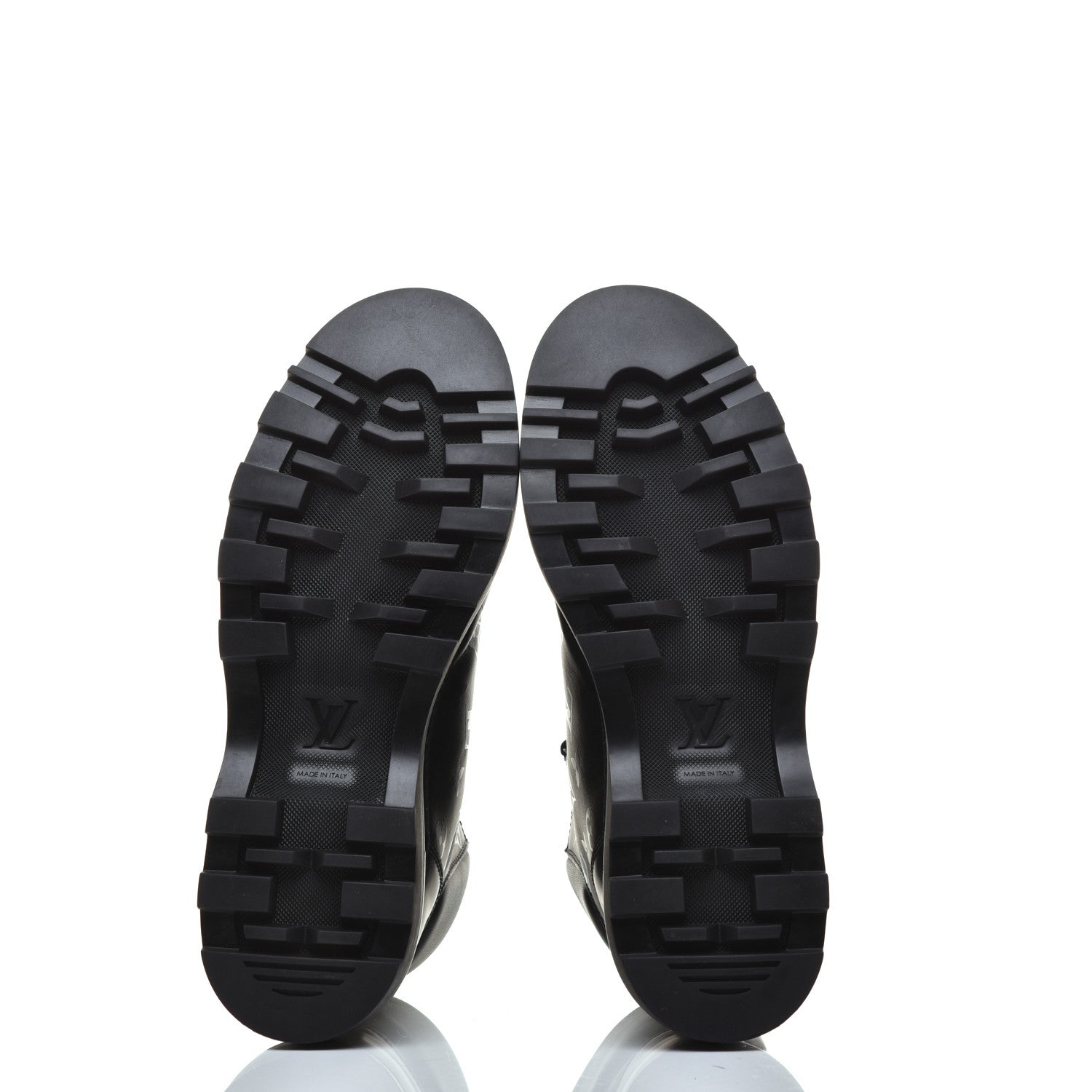 Louis Vuitton Monogram Eclipse Ankle Boots 8 Black 5 of 8