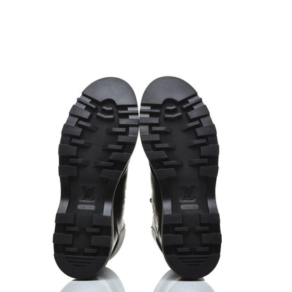 Louis Vuitton Monogram Eclipse Ankle Boots 8 Black 5 of 8