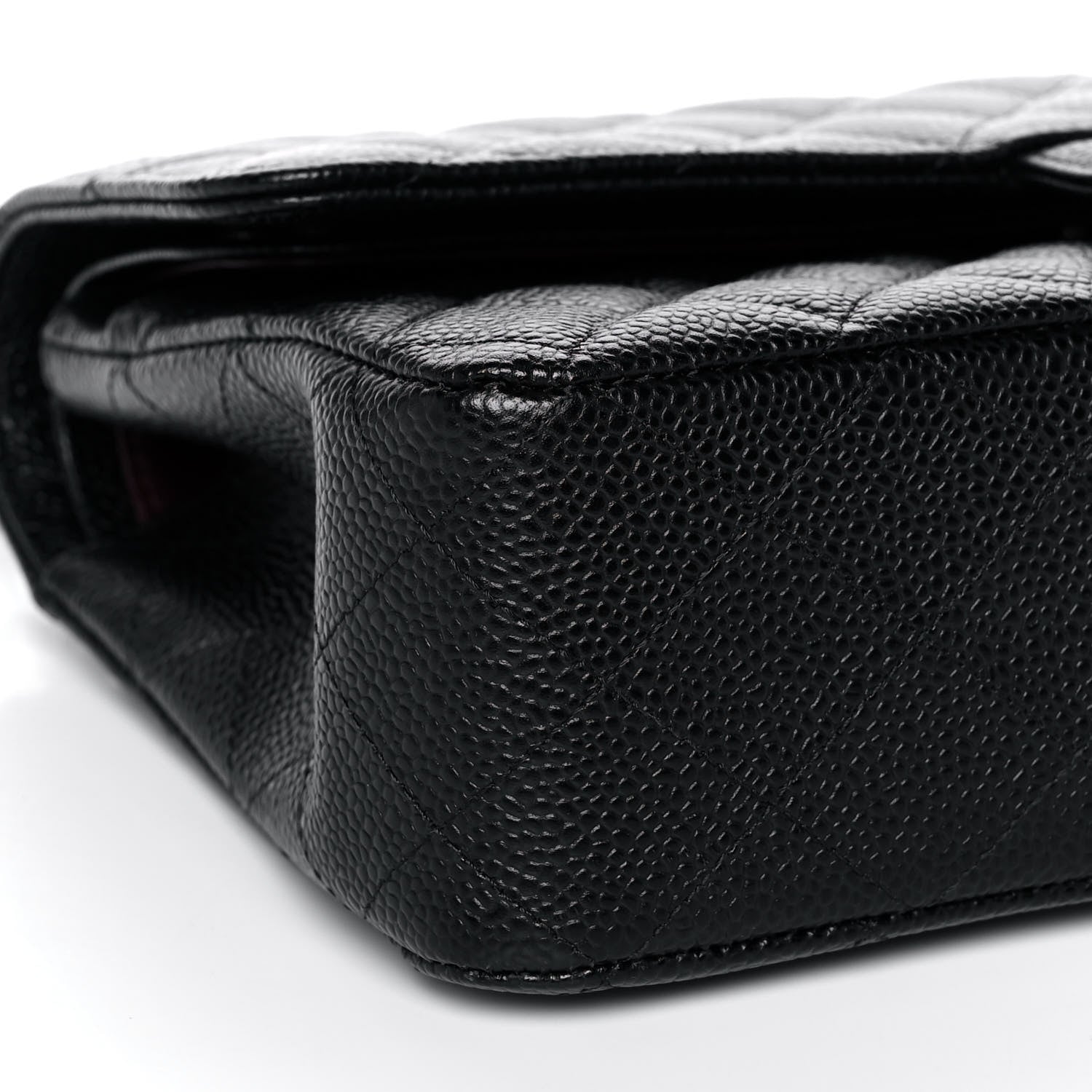 Chanel Caviar Quilted Medium Double Flap Black 9 of 12