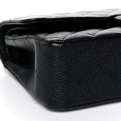 Chanel Caviar Quilted Medium Double Flap Black 9 of 12