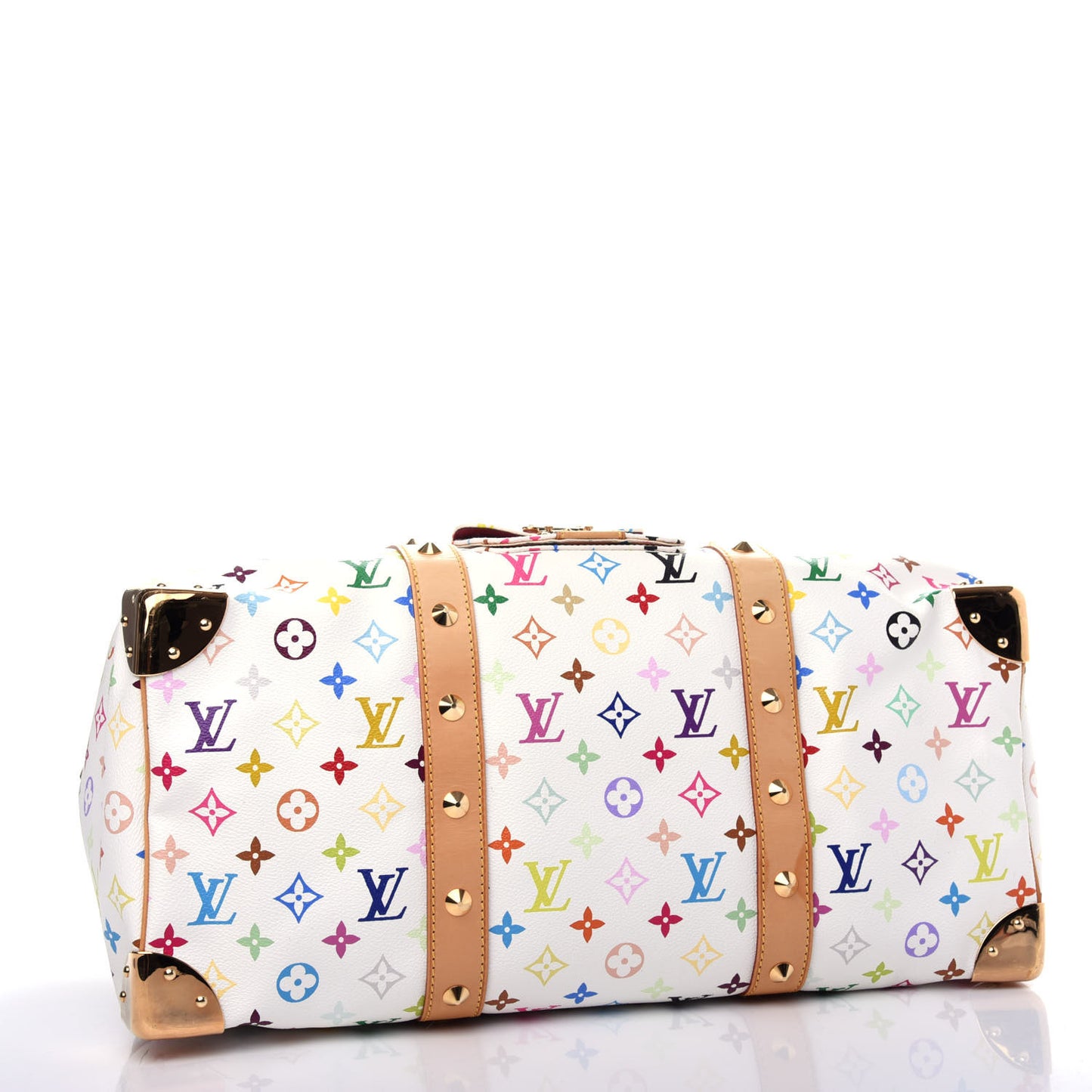 Monogram Multicolor Keepall 45 White
