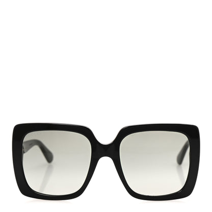 Gucci Crystal Square Frame GG Sunglasses GG0418S Black 2 of 9