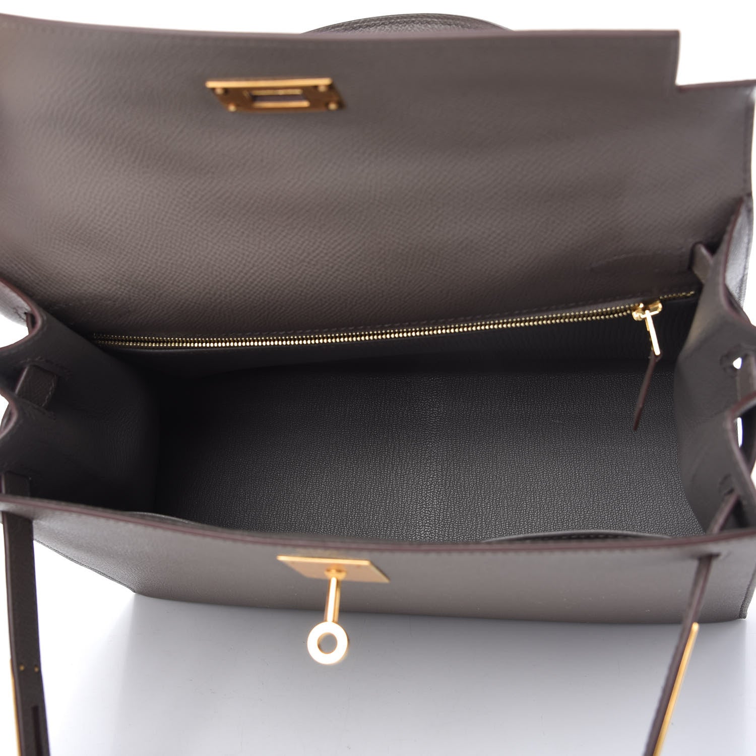 Hermes Epsom Kelly Sellier 28 Etain 7 of 11