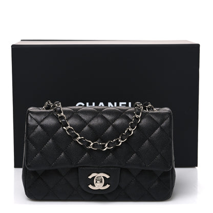 Chanel Caviar Quilted Mini Rectangular Flap Black 12 of 12