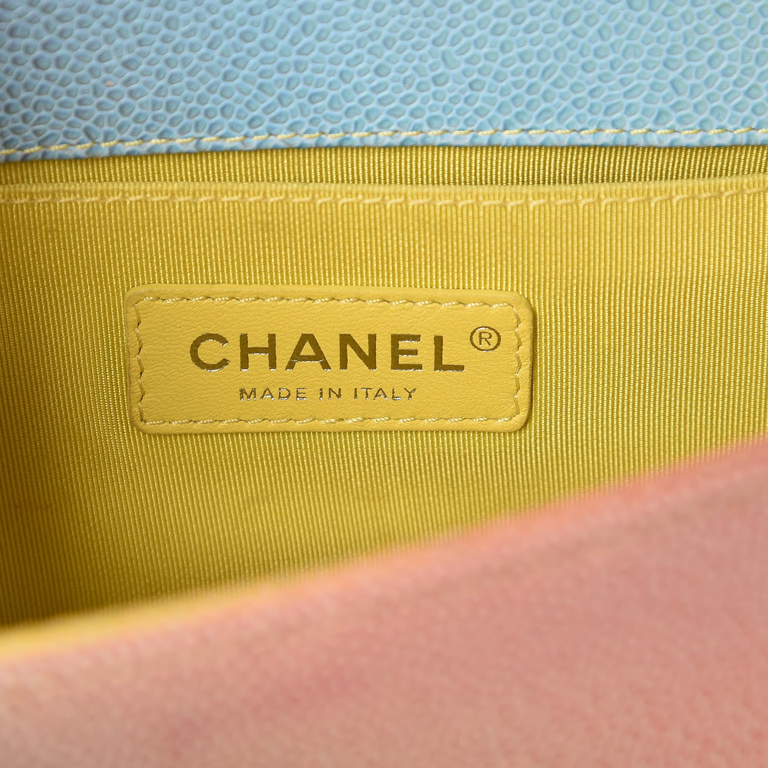 Chanel Caviar Quilted Small Cuba Rainbow Boy Flap Multicolor 6 of 11