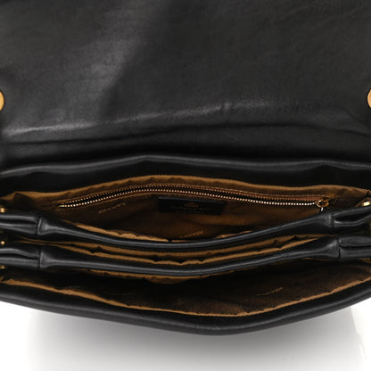 Lanvin Lambskin Quilted Medium Sugar Flap Shoulder Bag Black 6 of 11