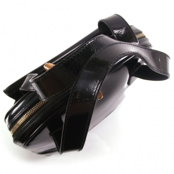 Gucci Patent Leather Bamboo Shoulder 6 of 11