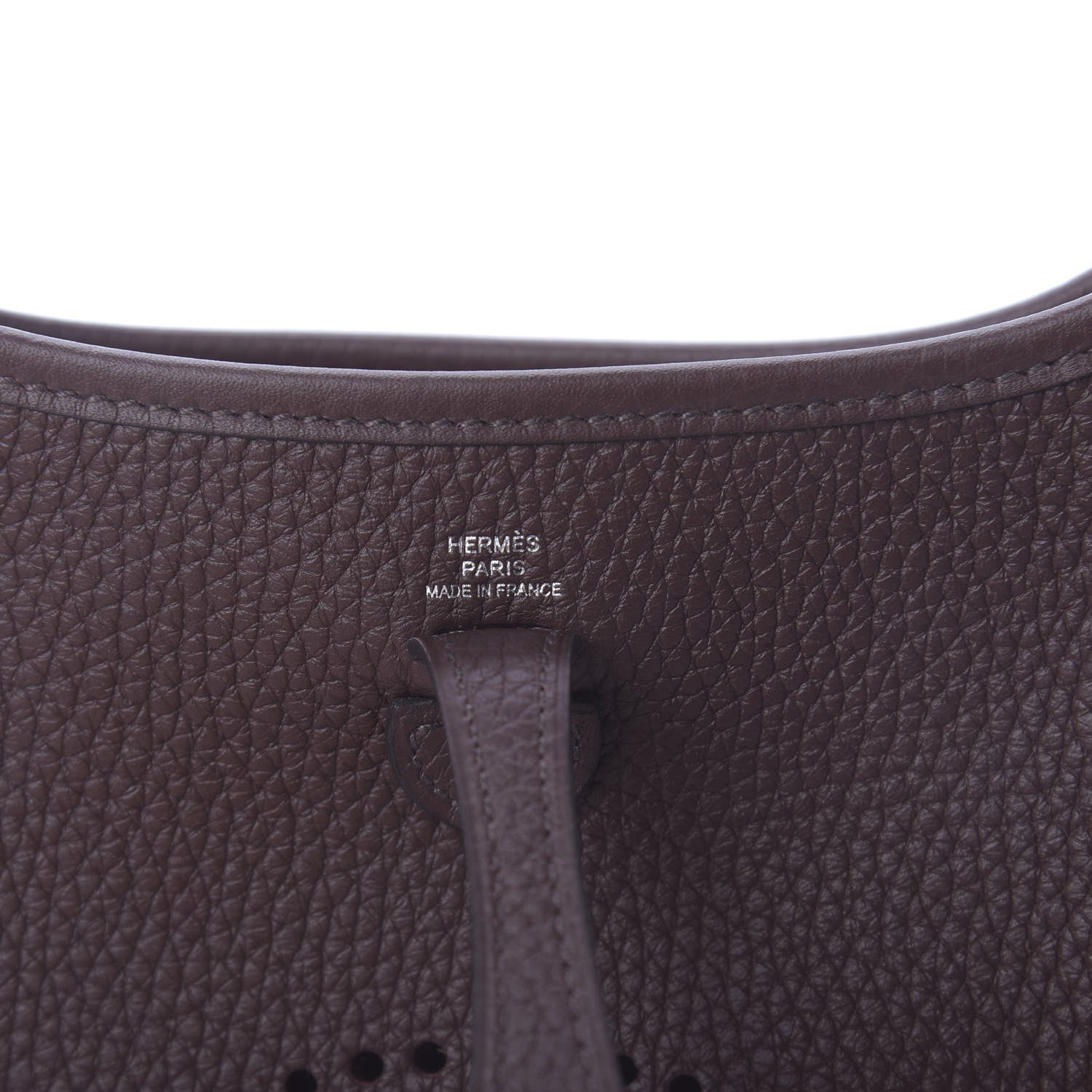 Hermes Taurillon Clemence Evelyne TPM Havane 8 of 10