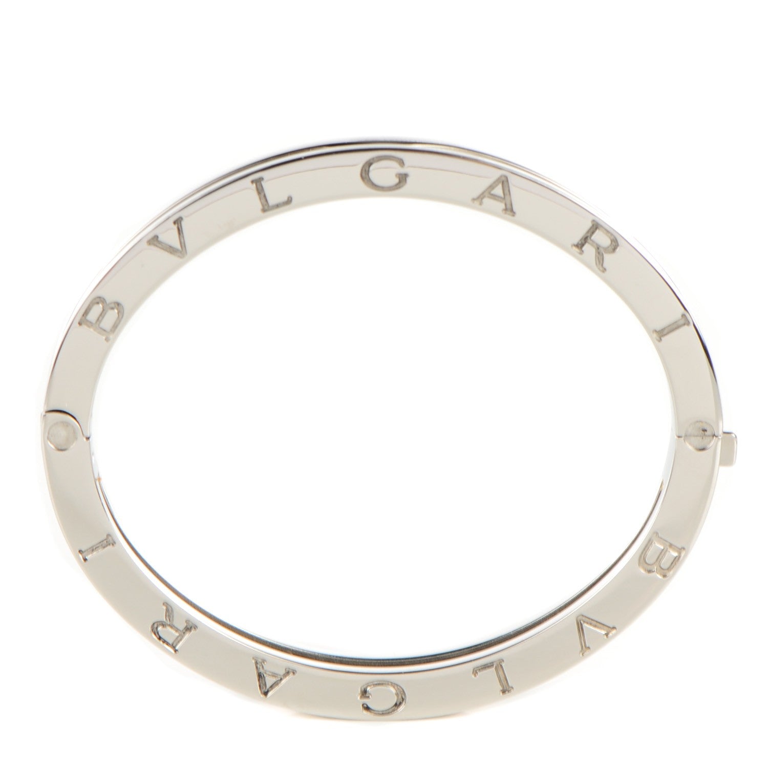 Bulgari 18K Yellow Gold Stainless Steel B.Zero1 Bangle Bracelet 1 of 7