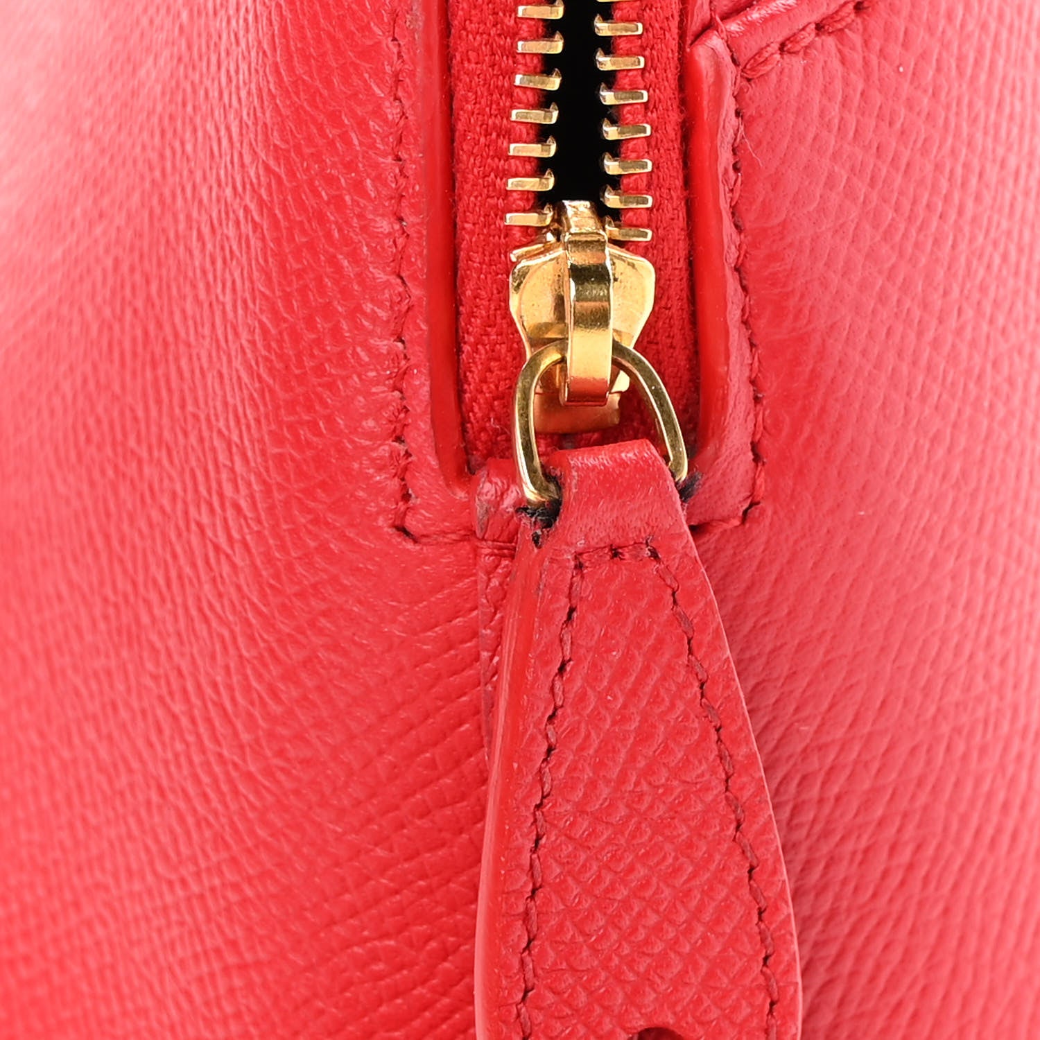 Balenciaga Grained Calfskin S Ville Top Handle Bag Rouge Coquelicot 11 of 15