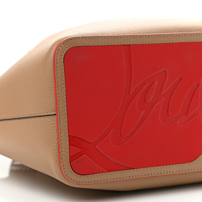 Christian Louboutin Calfskin Large Cabarock Spikes Tote Nude 8 of 9