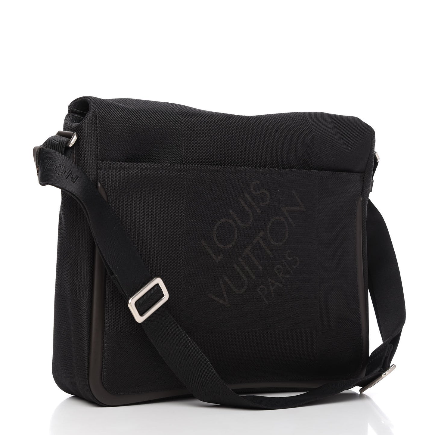 Damier Geant Messenger Bag Black