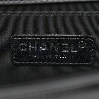 Chanel Patent Calfskin Quilted Medium Plexiglass Boy Flap Black 6 of 10
