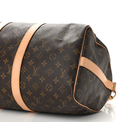 Louis Vuitton Monogram Keepall Bandouliere 45 10 of 13