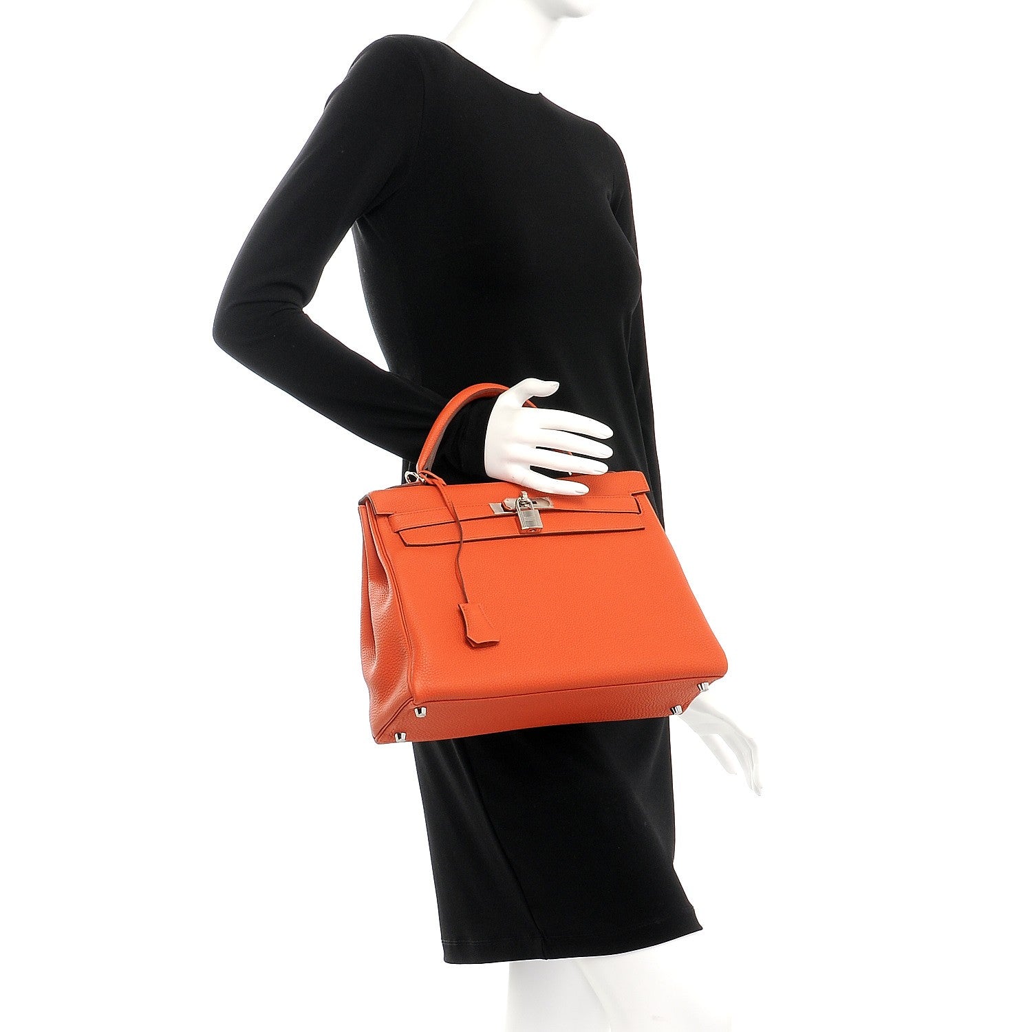 Hermes Togo Kelly Retourne 32 Terre Battue 3 of 36