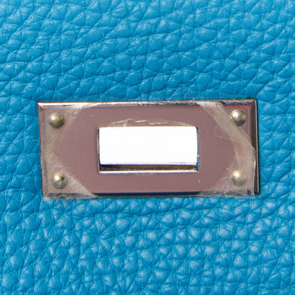 Hermes Togo Kelly Sellier 35 Blue Jean 23 of 35