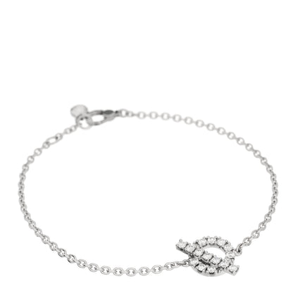 Hermes 18K White Gold Diamond Finesse Bracelet ST 1 of 4