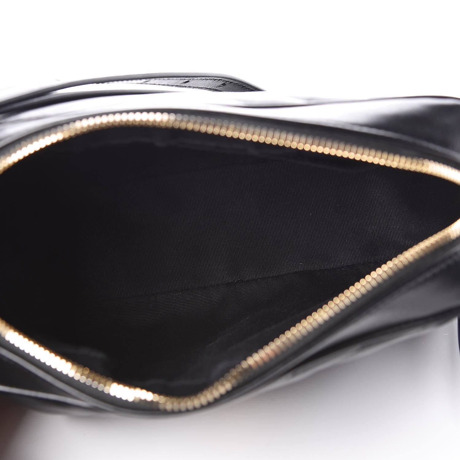 Saint Laurent Calfskin Matelasse Monogram Lou Camera Bag Black 7 of 12