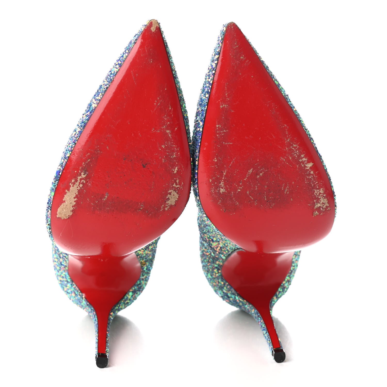 Christian Louboutin Glitter So Kate Dragonfly 120 Pumps 37 China Blue 5 of 10