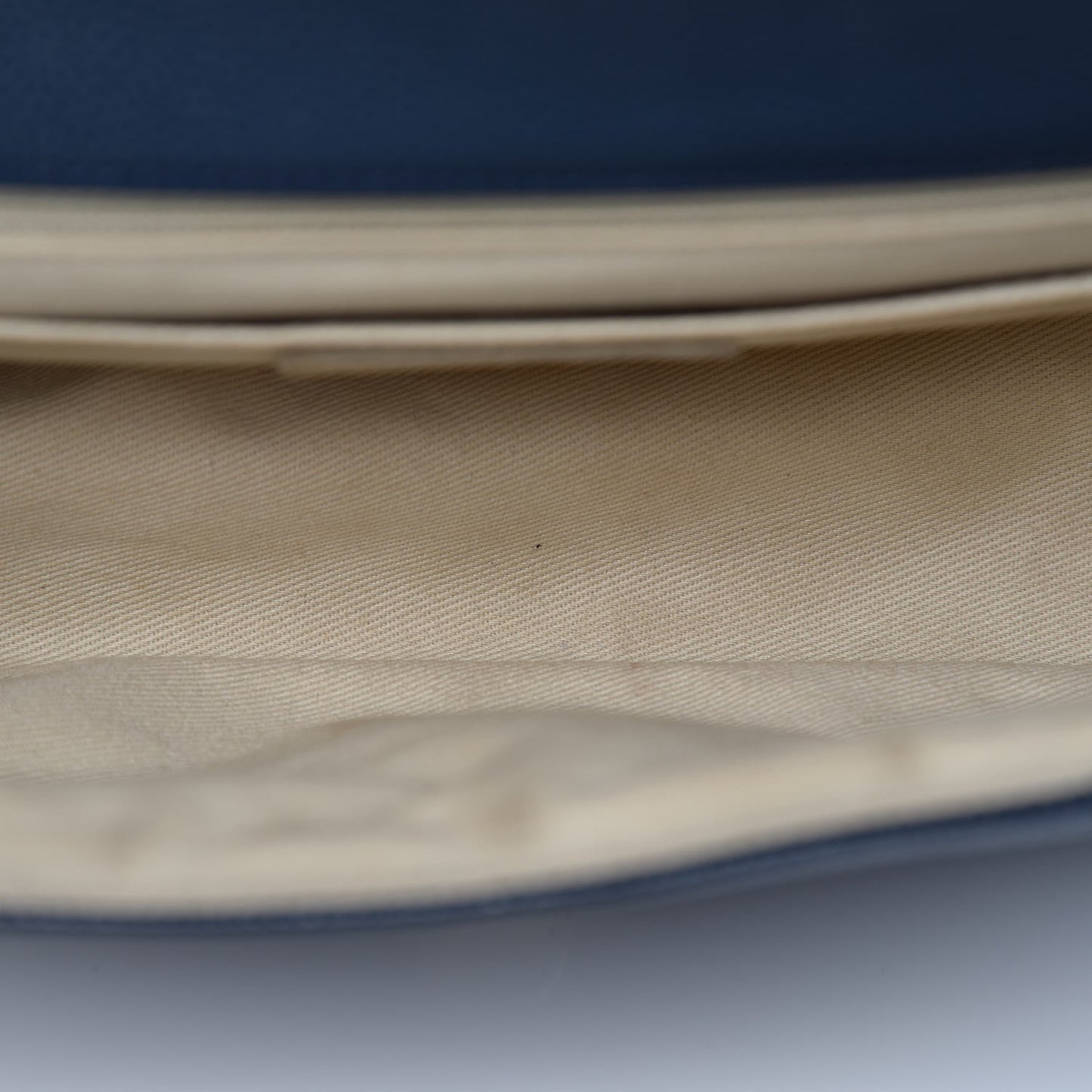 Caviar Medium Timeless CC Flap Navy Blue