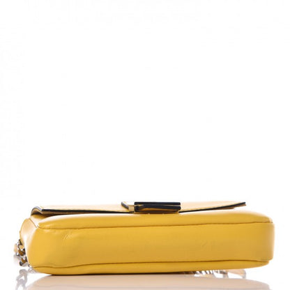 Fendi Nappa Micro Baguette Sunflower 4 of 12
