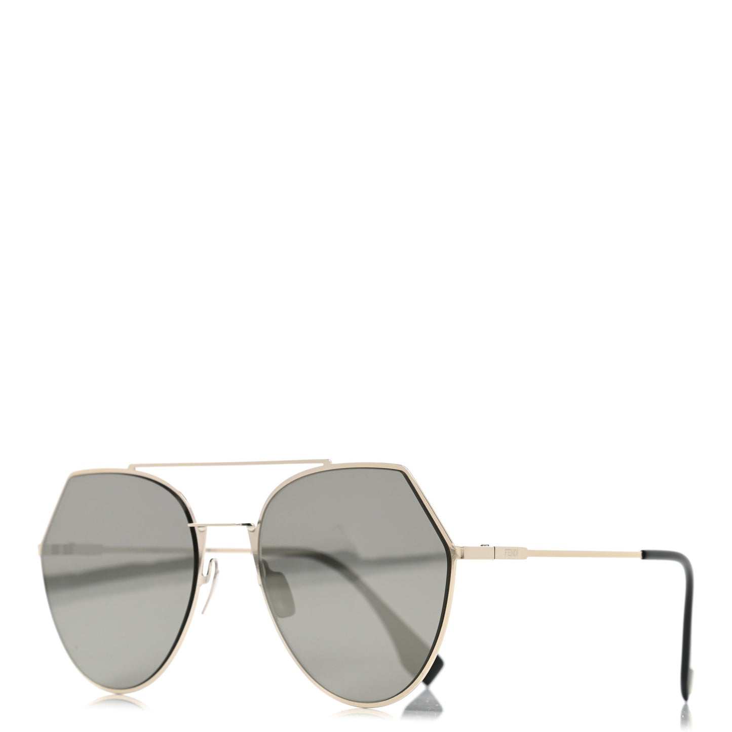 Metal Geometric Sunglasses FF 0194/S
