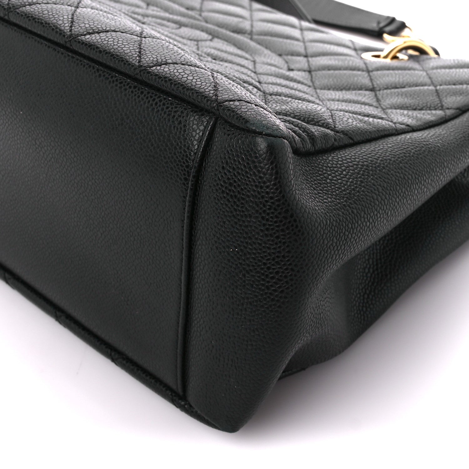 Chanel Caviar Quilted Grand Shopping Tote GST Black 10 of 10