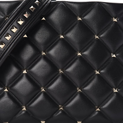 Valentino Garavani Nappa Candystud Shoulder Bag Black 24 of 24